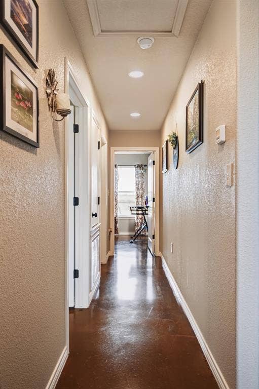 2433 Trlica Road, West, TX 76691 Polished concrete flooring, recessed lighting, and crisp white trim