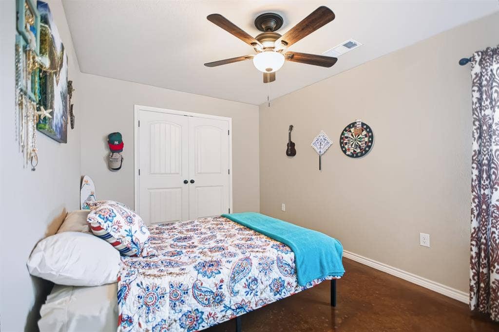 2433 Trlica Road, West, TX 76691 Guest Room 3Ceiling fan with integrated lighting