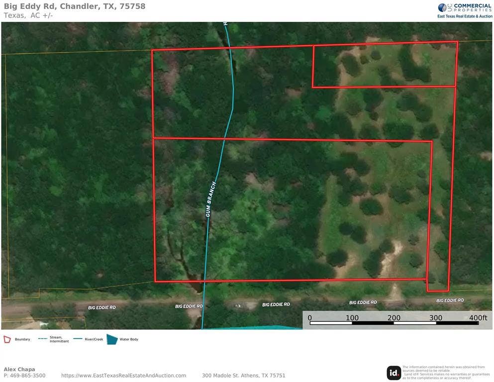00 Big Eddy Road, Chandler, TX 75758 Additional land for sale