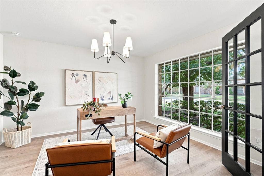 2411 Aspen Street, Richardson, TX 75082 French doors with grid paneling