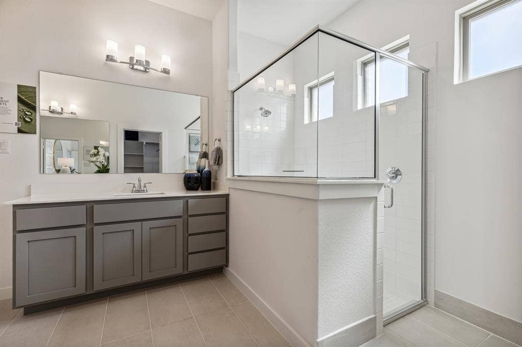 3601 Teasdale Drive, McKinney, TX 75071 Primary Bathroom in the Van Gogh II home plan by Trophy Signature Homes – REPRESENTATIVE PHOTO