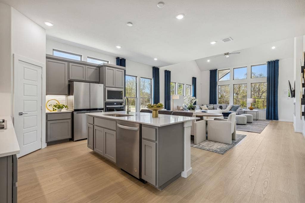 3601 Teasdale Drive, McKinney, TX 75071 Open First Floor in the Van Gogh II home plan by Trophy Signature Homes – REPRESENTATIVE PHOTO
