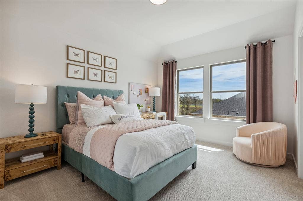 3601 Teasdale Drive, McKinney, TX 75071 Bedroom in the Van Gogh II home plan by Trophy Signature Homes – REPRESENTATIVE PHOTO