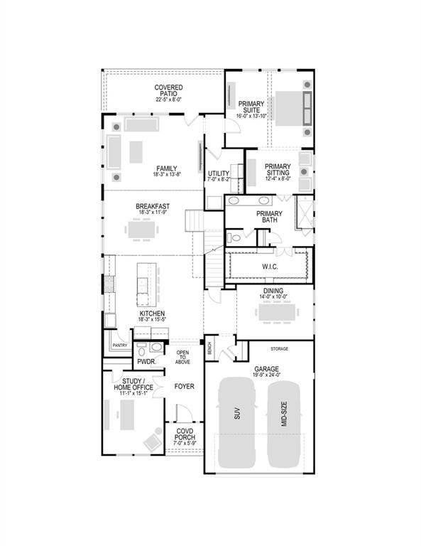 4713 Starlight Drive, McKinney, TX 75071 First Floor