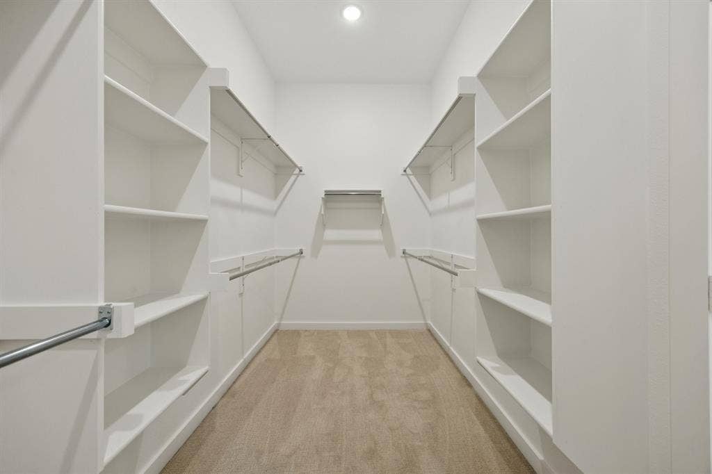 4713 Starlight Drive, McKinney, TX 75071 Primary Closet in the Monet II home plan by Trophy Signature Homes – REPRESENTATIVE PHOTO