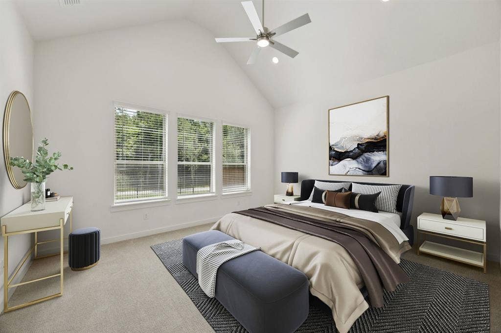 4713 Starlight Drive, McKinney, TX 75071 Primary Suite in the Monet II home plan by Trophy Signature Homes – REPRESENTATIVE PHOTO