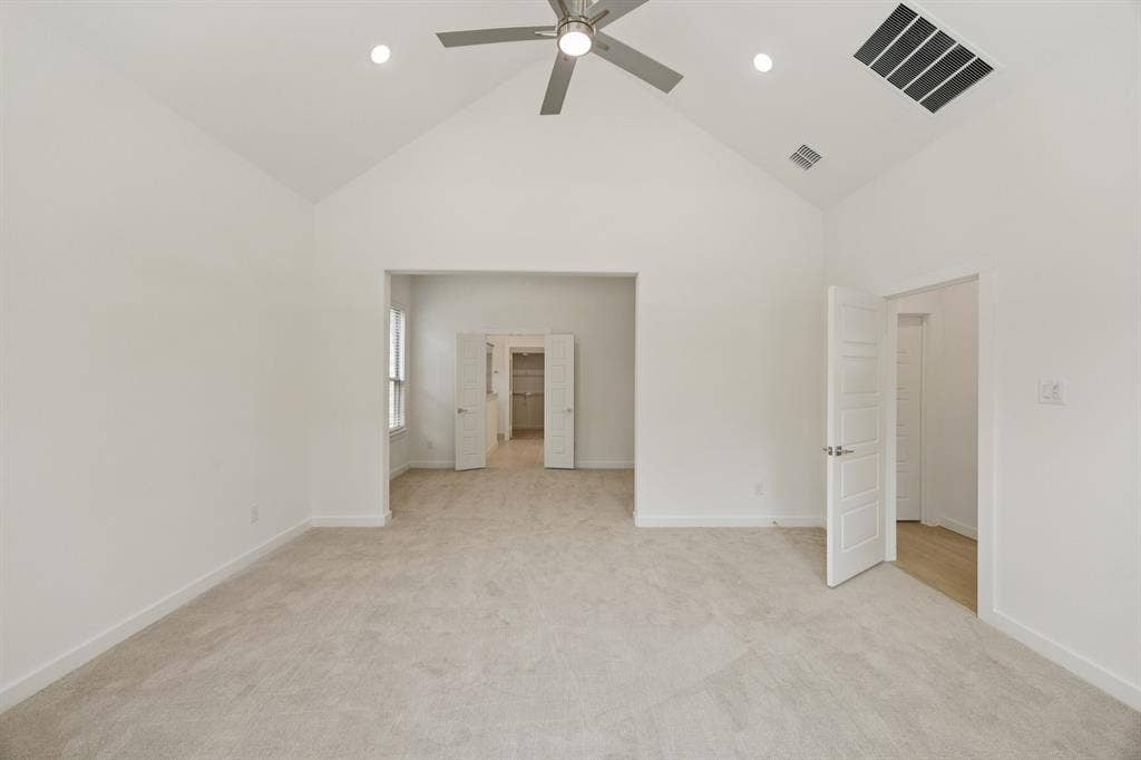 4713 Starlight Drive, McKinney, TX 75071 Primary Suite in the Monet II home plan by Trophy Signature Homes – REPRESENTATIVE PHOTO