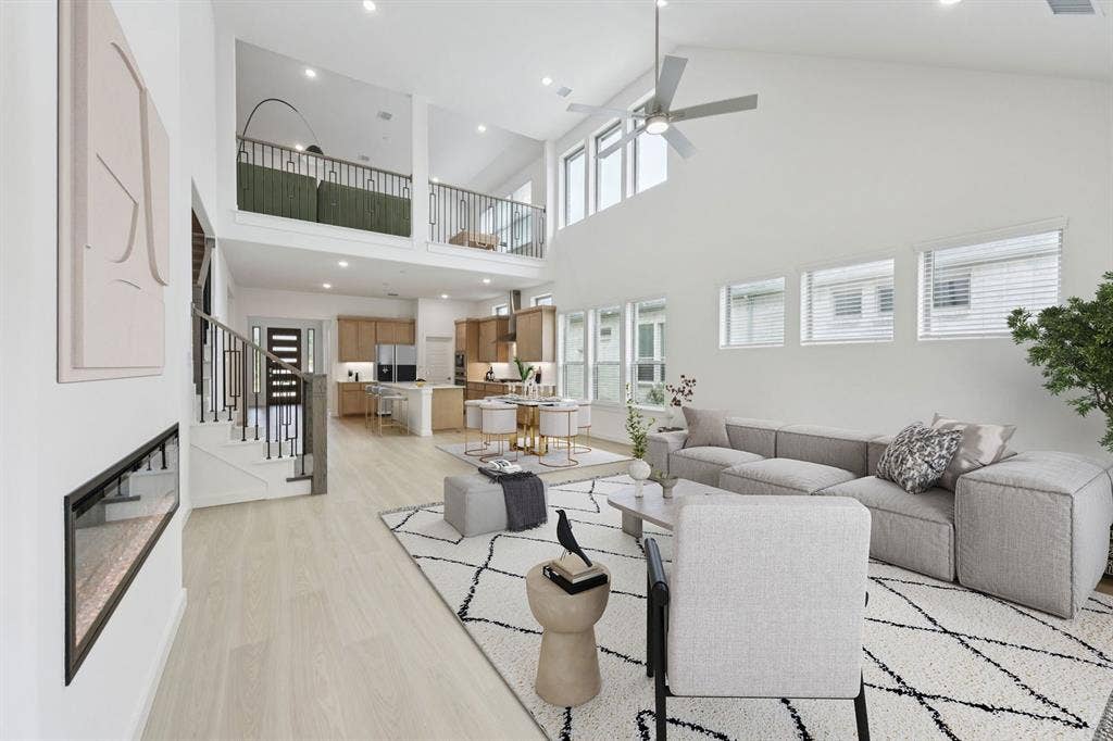 4713 Starlight Drive, McKinney, TX 75071 Open First Floor in the Monet II home plan by Trophy Signature Homes – REPRESENTATIVE PHOTO