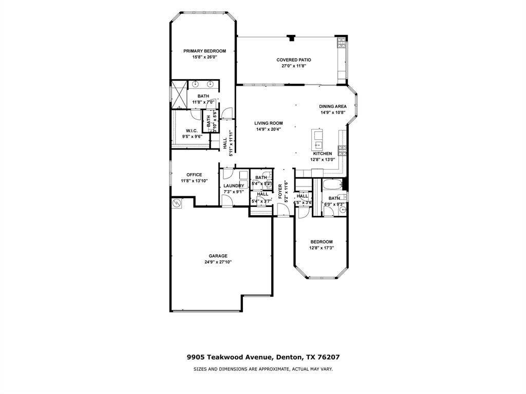 9905 Teakwood Avenue, Denton, TX 76207 9905 Teakwood Avenue, Denton, TX 76207