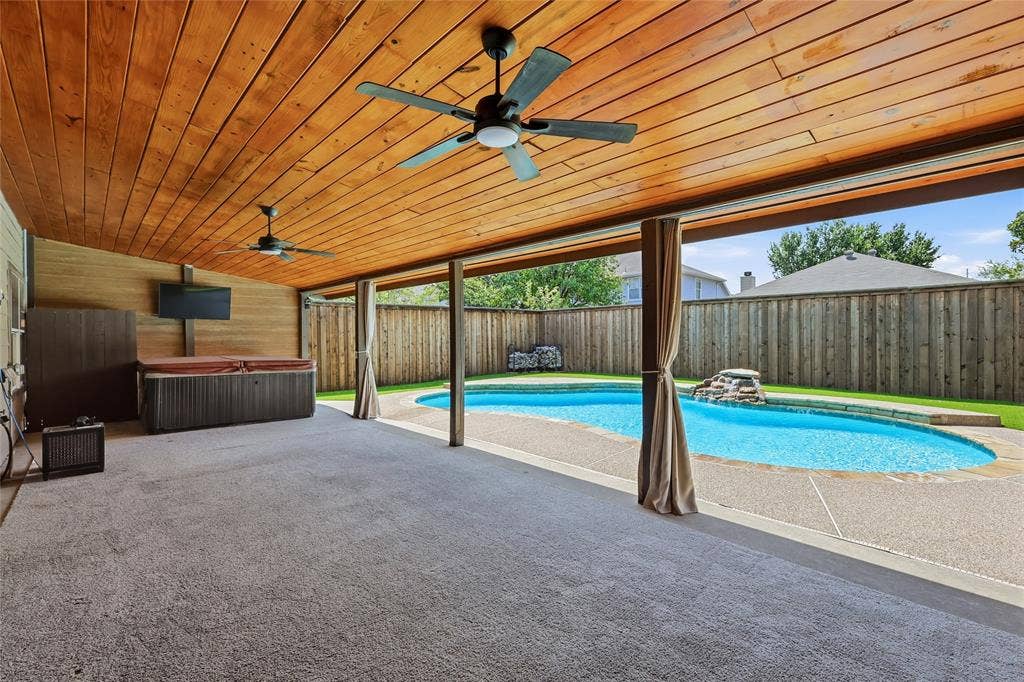 Massive added-on patio for all season hang outs!
