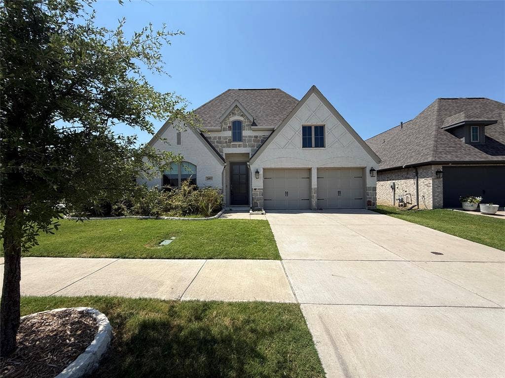 2401 Robin Way, Northlake, TX 76247 Stone and stucco exterior with gabled roof lines
