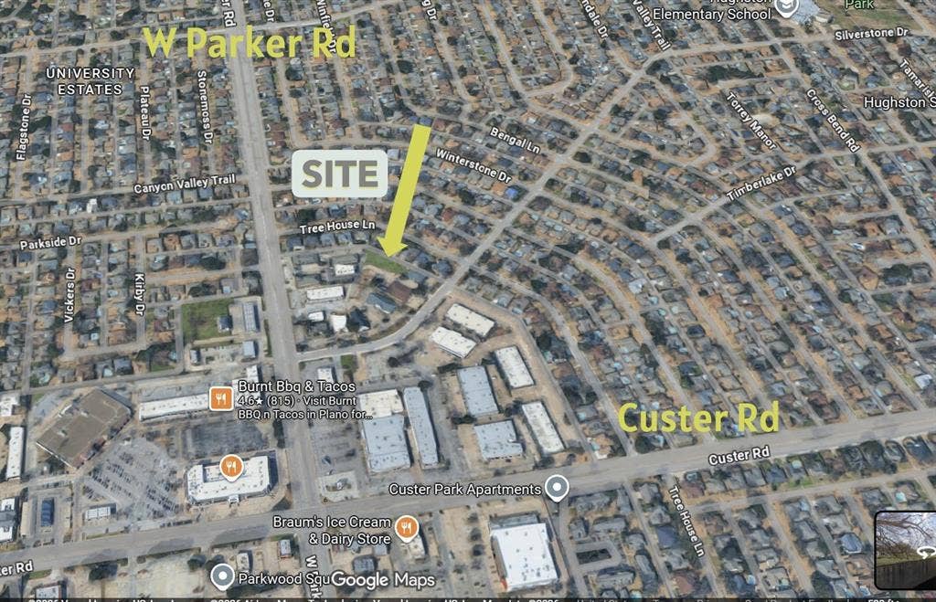 Aerial Map. Illustrating the location of the property within its surrounding area
