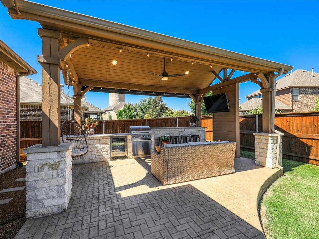 3727 Wagon Wheel Way, Celina, TX 75009 Outdoor living area