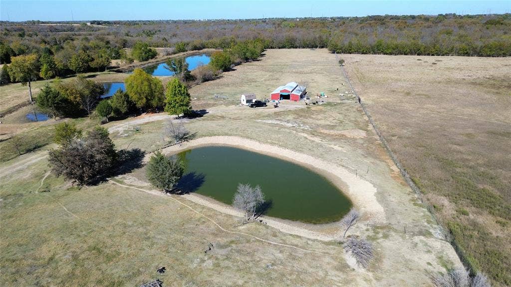 363 town east, Sunnyvale, TX 75182 Overview of rural landscape with a large body of water