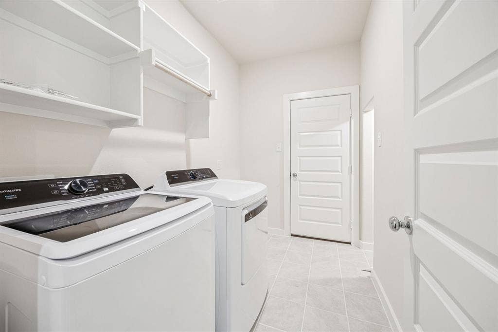 744 Brightstar Drive, Aledo, TX 76008 Utility Room in the Claret home plan by Trophy Signature Homes – REPRESENTATIVE PHOTO
