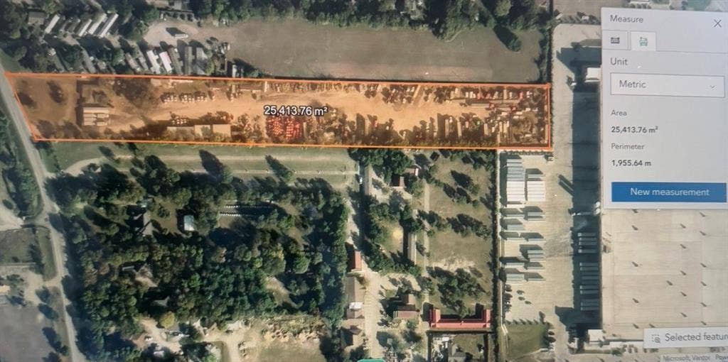 3624 S Ledbetter Drive, Dallas, TX 75236 Aerial Survey Map. Displaying the measured area and perimeter of the property