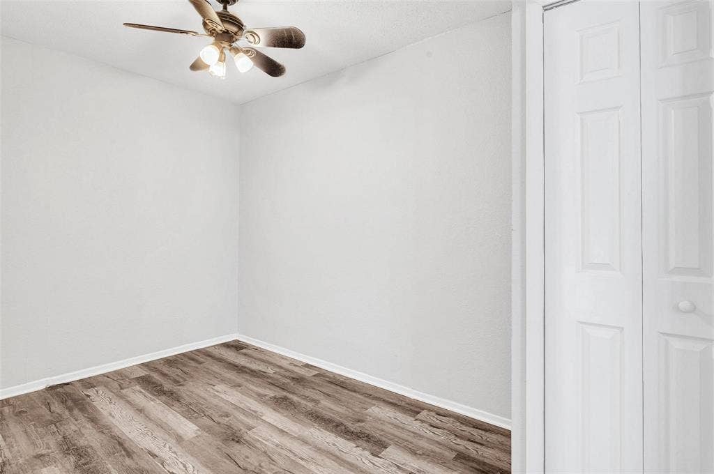 2500 E Park Boulevard, #P2, Plano, TX 75074 Bedroom 2 with ceiling fan