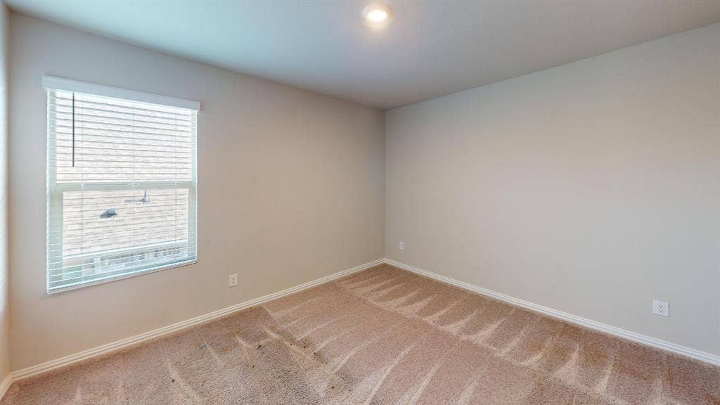 1508 Lannon Lane, Melissa, TX 75454 Recessed lighting with light neutral wall paint and carpet flooring