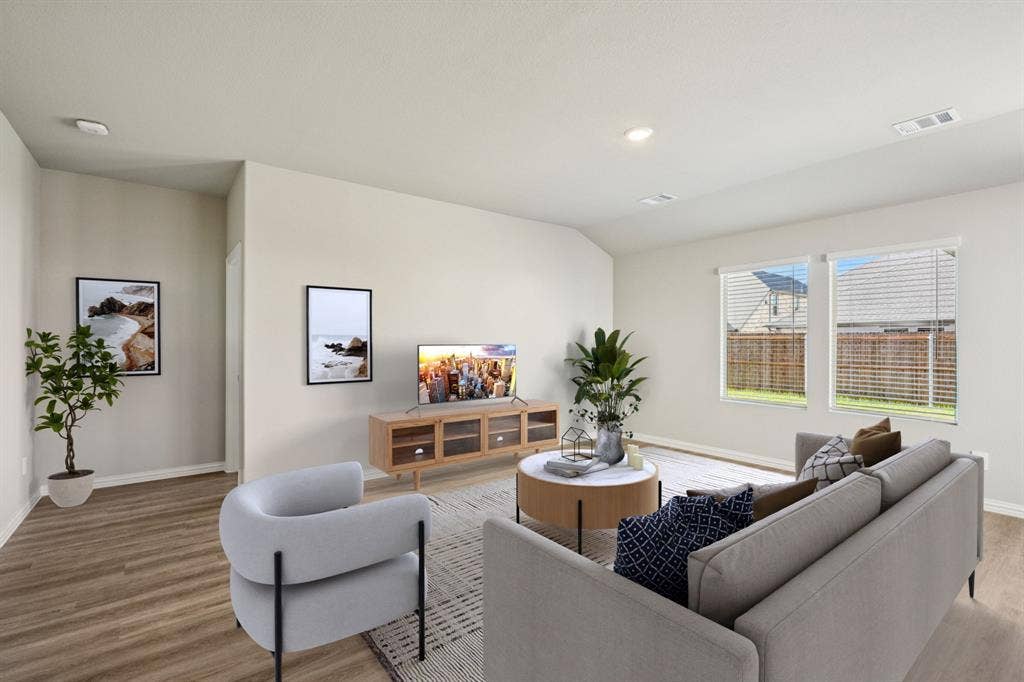 2125 Longchamp Lane, Seagoville, TX 75159 Photo is not of the actual home, but is an inspirational photo of builder’s model home and may depict options, furnishings, and/or decorator features that are not included.