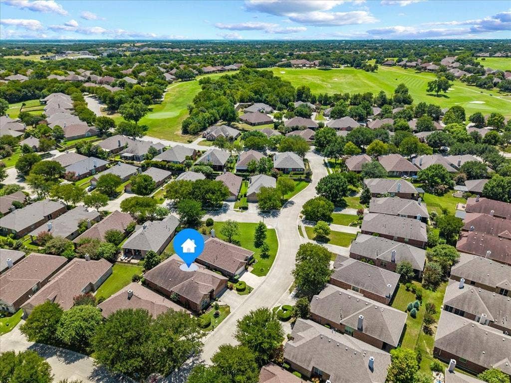 929 Oakland Hills Drive, Fairview, TX 75069 View of golf course in background - at the end of the street