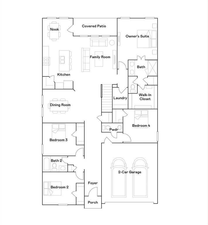 8432 Butterfly Lane, McKinney, TX 75071 Floor plan