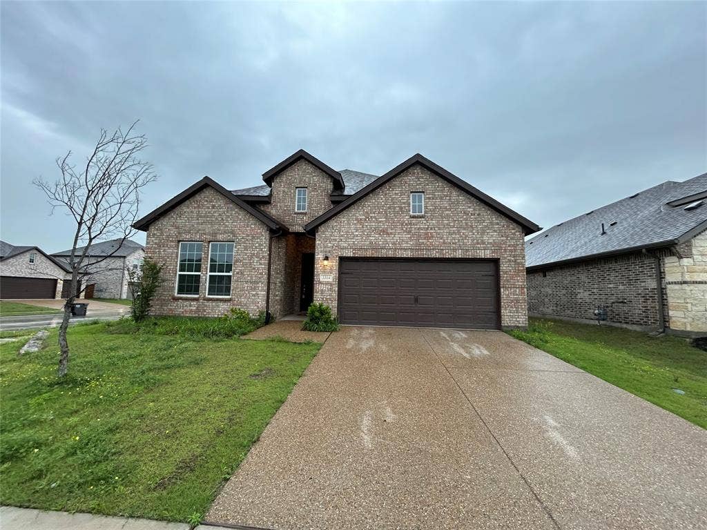 3314 Willena Road, Melissa, TX 75454 Brick and stone exterior with dual gabled rooflines and architectural detail