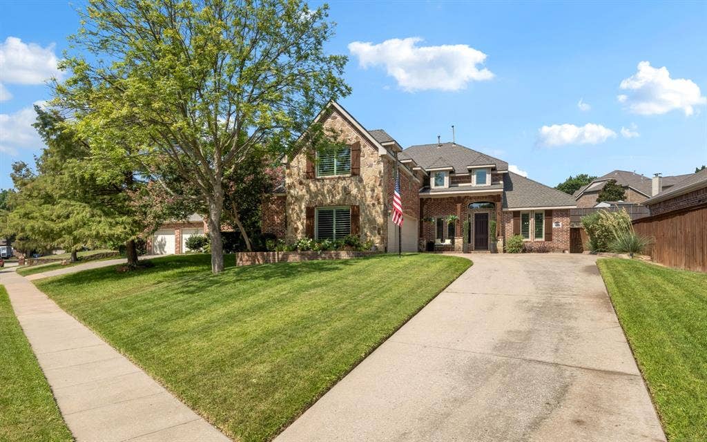 1708 Chessington Lane, McKinney, TX 75072 Welcome to this lovely McKinney home in the heart of desireable Hidden Creek.