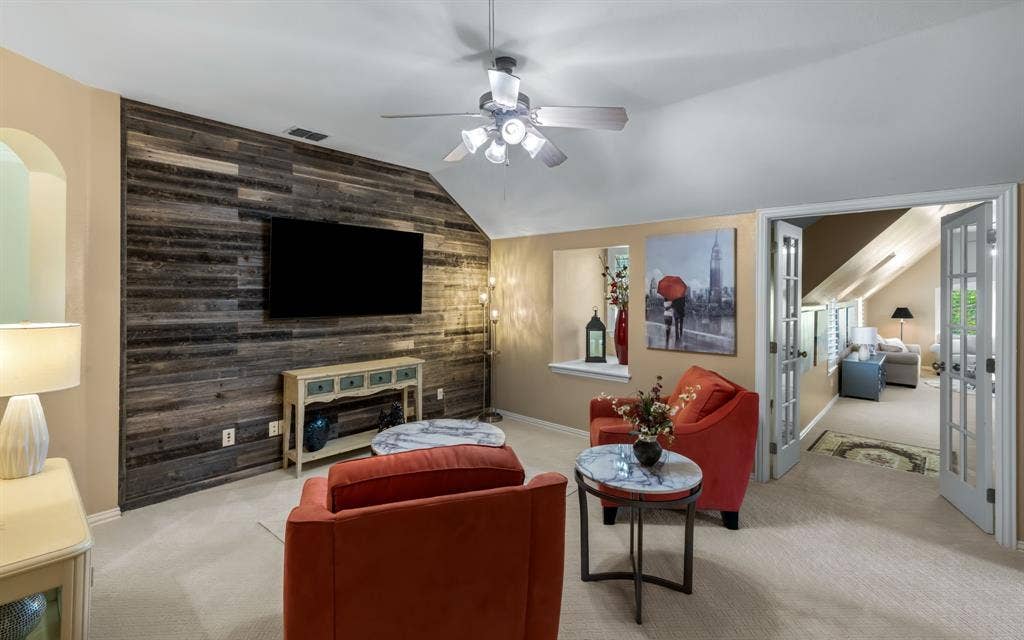 1708 Chessington Lane, McKinney, TX 75072 Upstairs loft area leads to the huge gameroom above the garage.