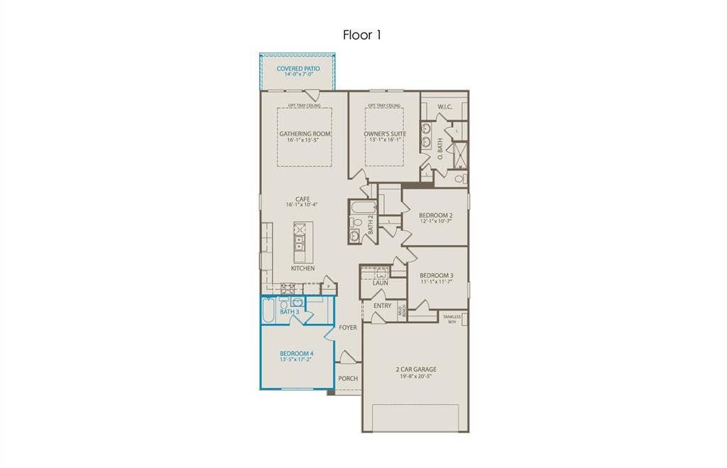 1604 Kendell Street, Anna, TX 75409 Floor plan