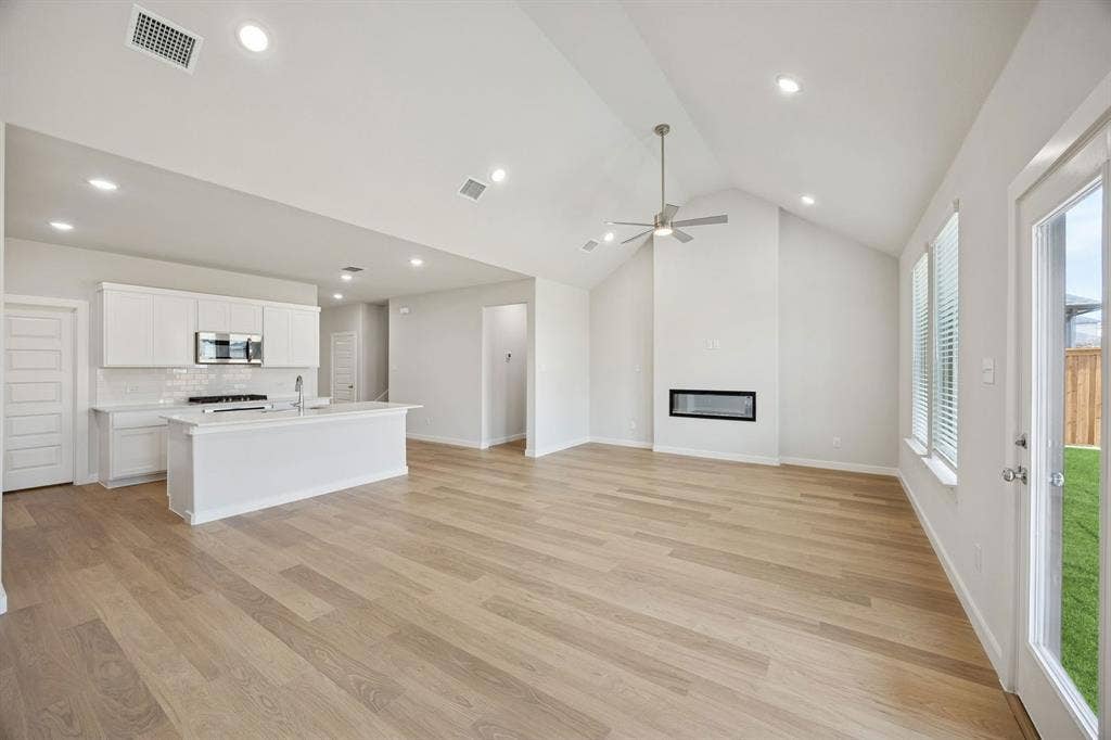 1324 Companero Street, Haslet, TX 76052 Open Floor Plan in the Masters home plan by Trophy Signature Homes – REPRESENTATIVE PHOTO