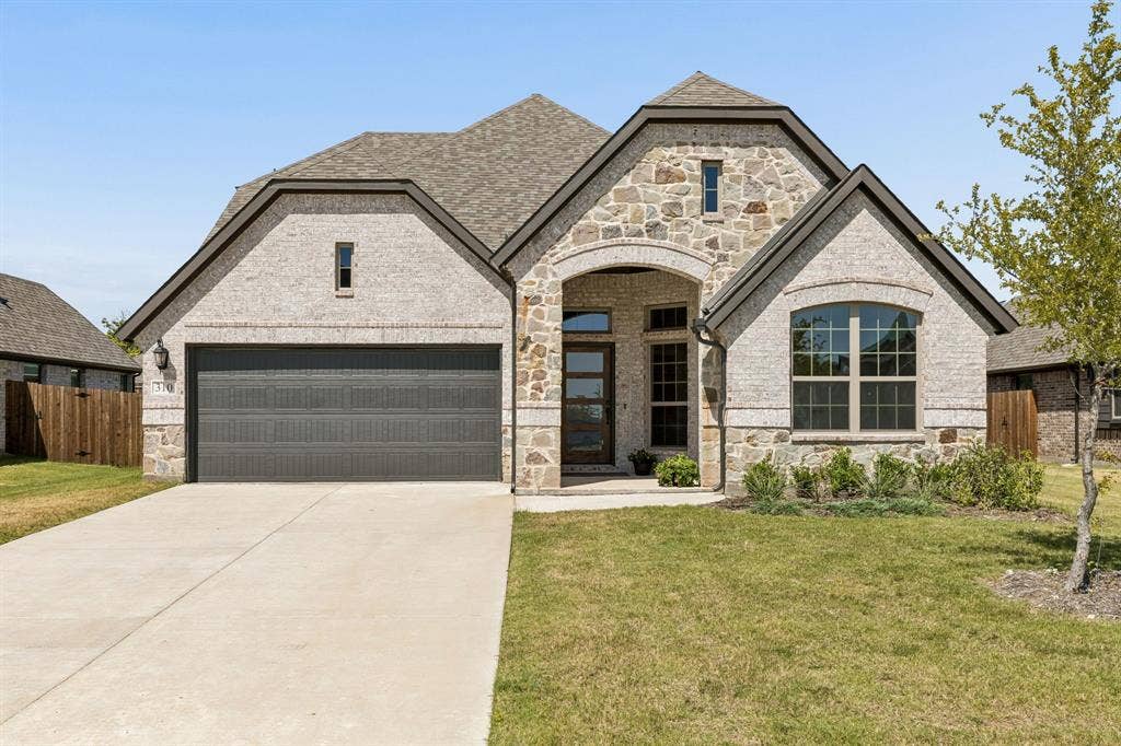 310 Mercer Drive, Josephine, TX 75173 Beautiful stone & brick elevation