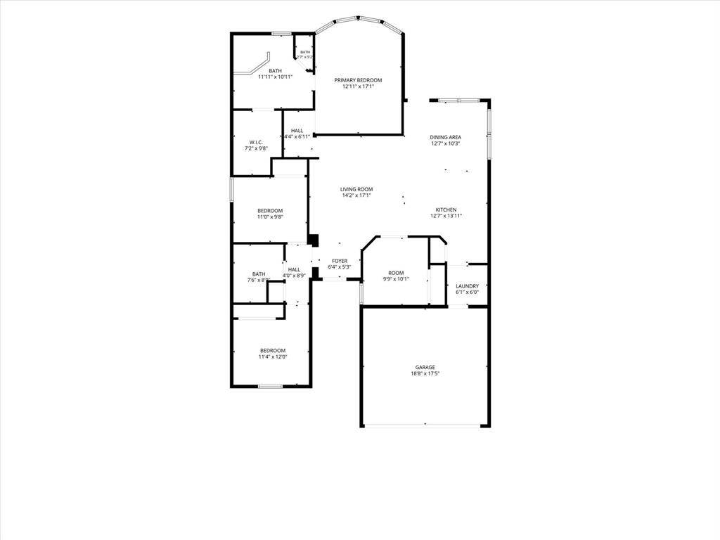 424 Foxcraft Drive, Fort Worth, TX 76131 Floor plan