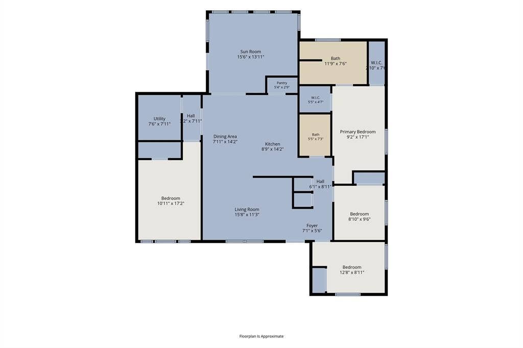 4133 Sherry Lane, Beverly Hills, TX 76711 Floor plan