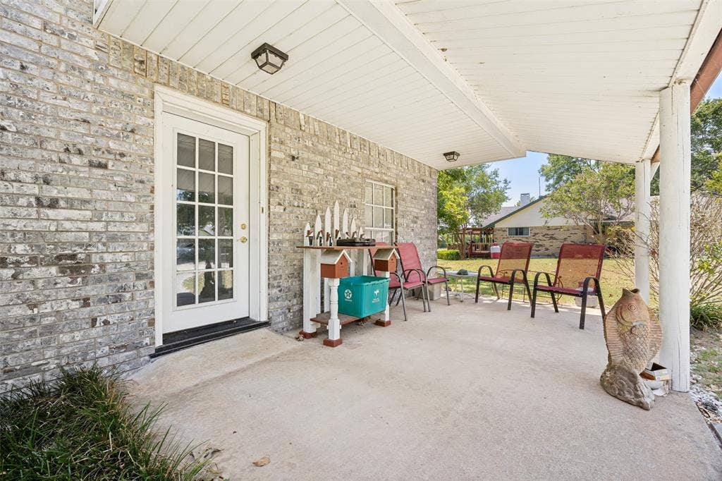 4449 County Road 895, Princeton, TX 75407 Covered front porch.