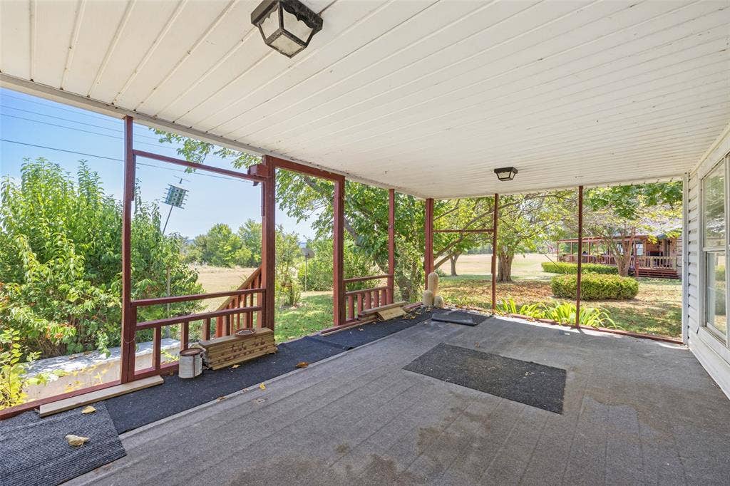 4449 County Road 895, Princeton, TX 75407 Covered back porch.