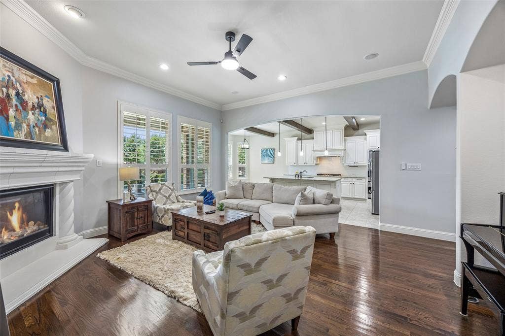 Beautiful wood floors in the main living areas