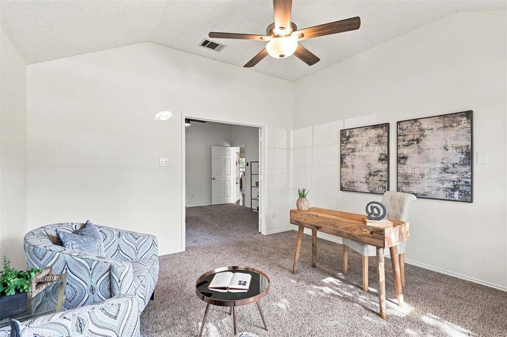 1110 Harvard Lane, Allen, TX 75002 Sitting Room or Office features Ceiling Fan