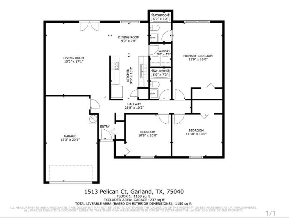 1513 Pelican Court, Garland, TX 75040 1513 Pelican Court, Garland, TX 75040