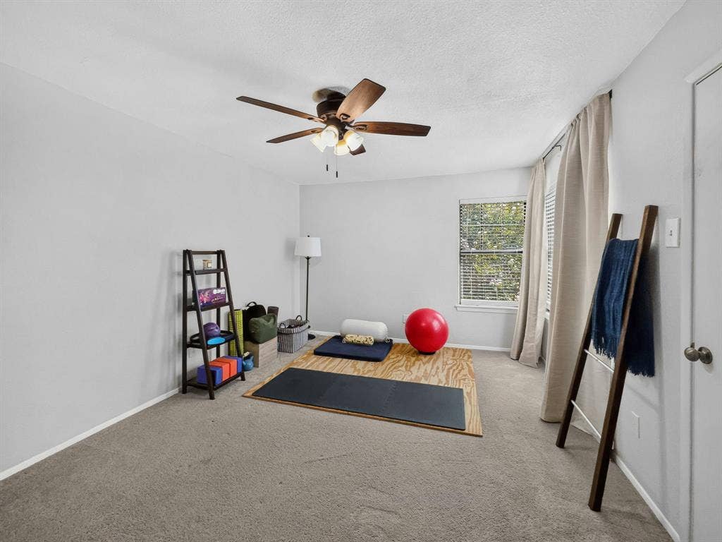 14800 Enterprise Drive, #14B, Farmers Branch, TX 75234 bedroom 1 - view of creek