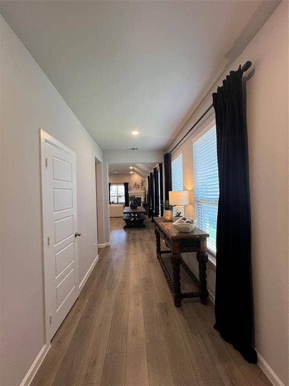 3210 Mattie Grey Lane, Melissa, TX 75454 Hallway with wood finished floors