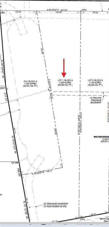 Property photo for Lot 1A Gage Road, Lavon, TX