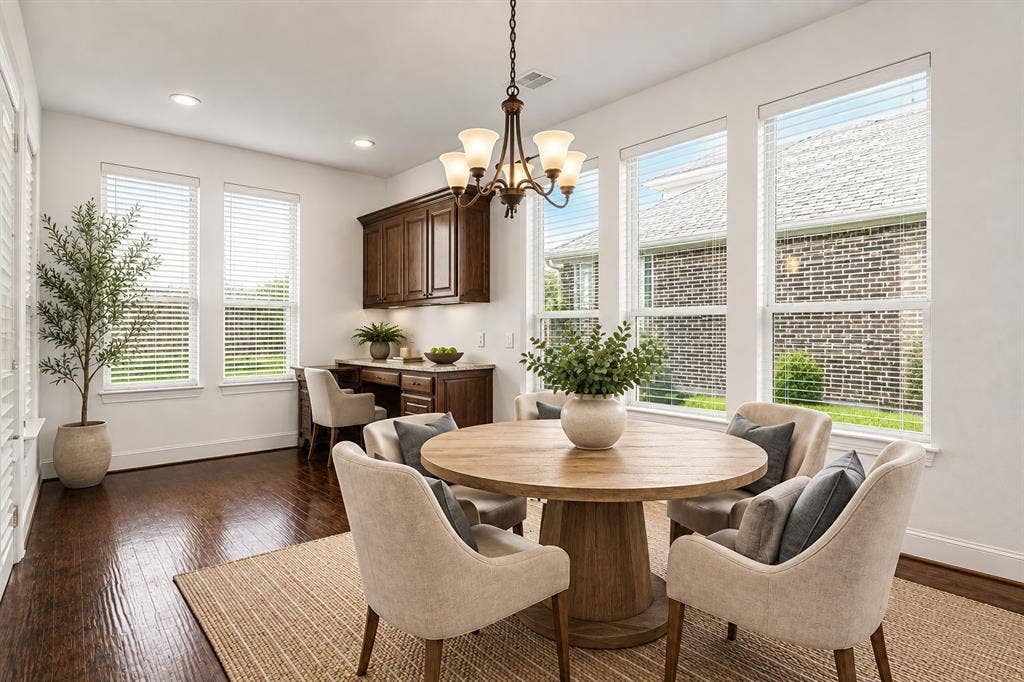 Breakfast area-virtually staged