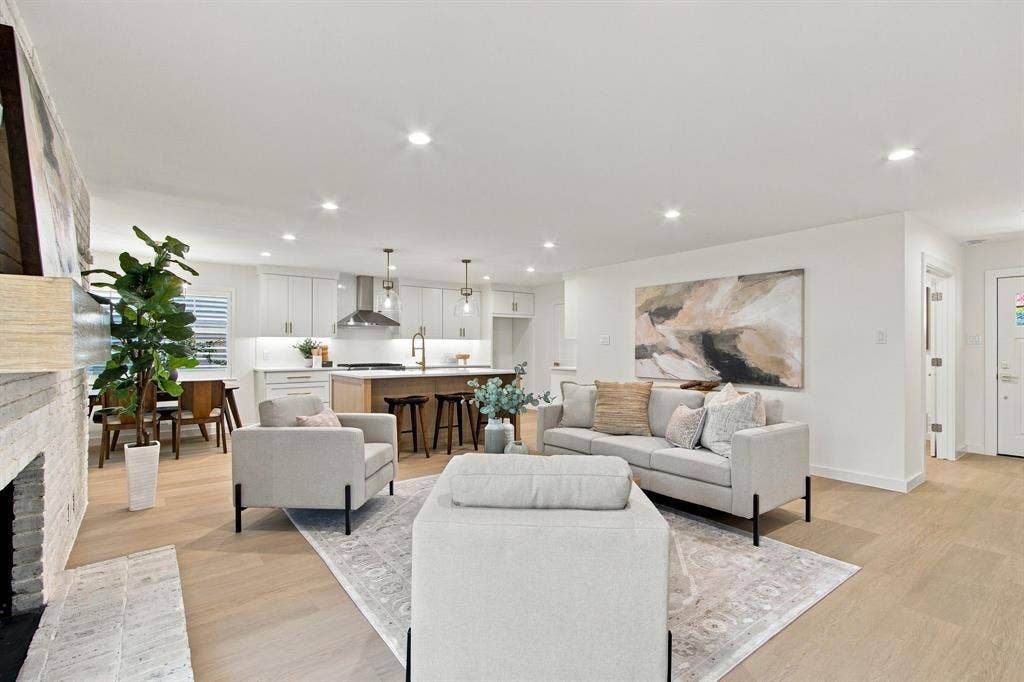 1409 Navaho Trail, Richardson, TX 75080 Recessed lighting, LVP flooring and plenty of space for entertaining!