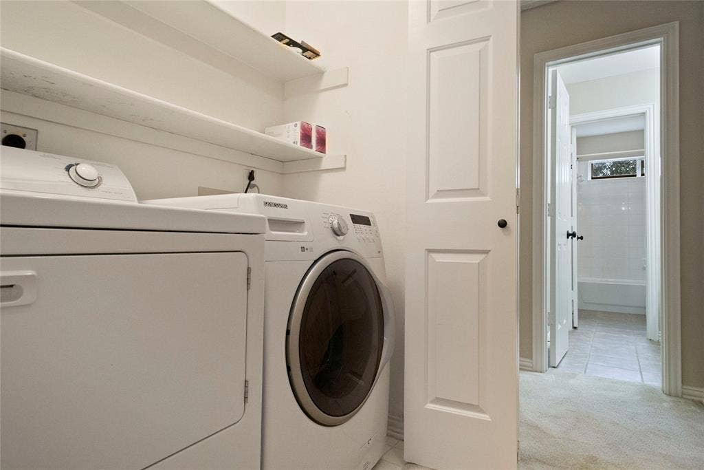 3777 Meadowcreek Circle, Addison, TX 75001 Laundry closet on the 2nd floor
