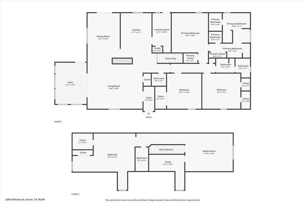 2309 Hillview Drive, Krum, TX 76249