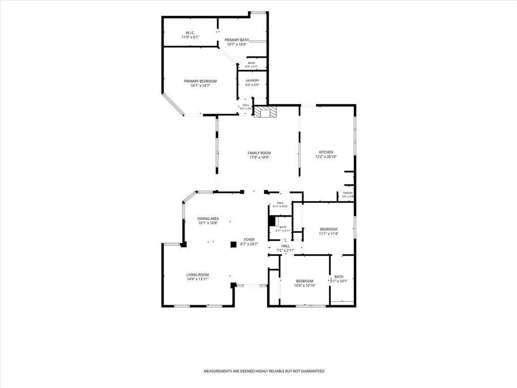 10307 Perkins Drive, Irving, TX 75063 Floor plan