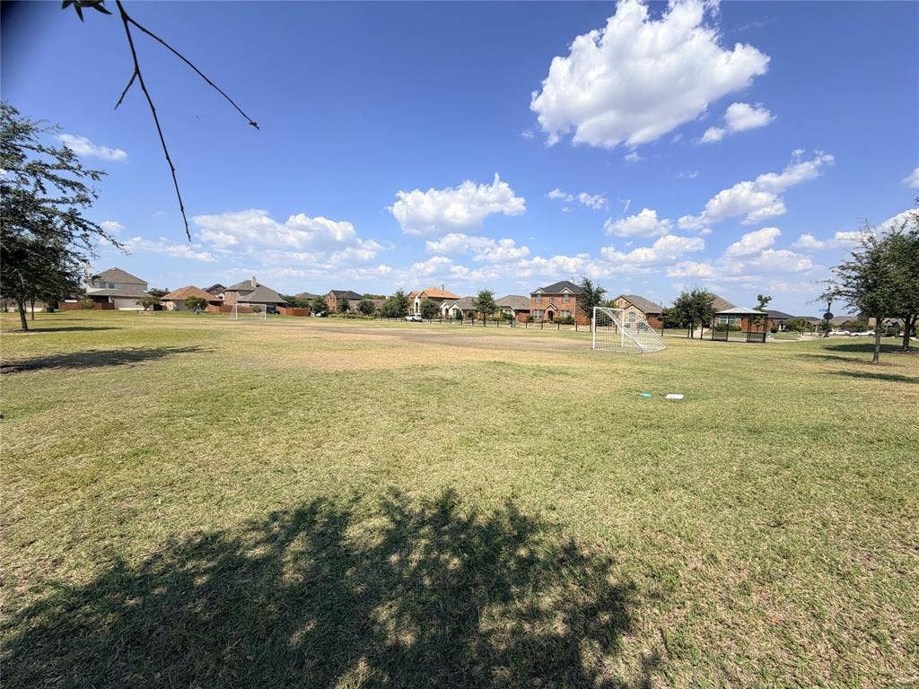 4103 Portrush Drive, Heartland, TX 75126 Dedicated Community Soccer Field in front of home.