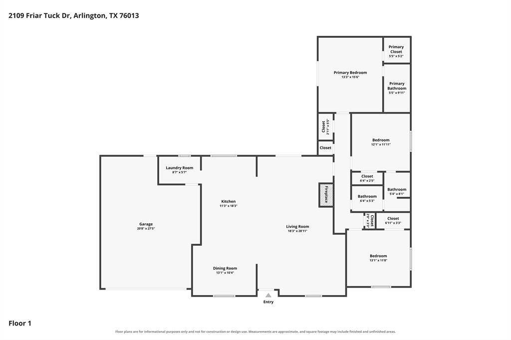 2109 Friar Tuck Drive, Arlington, TX 76013 2109 Friar Tuck Drive, Arlington, TX 76013