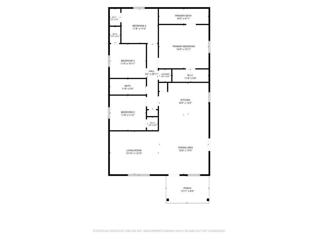 212 E Marguerita Drive, Garland, TX 75040 Floor plan