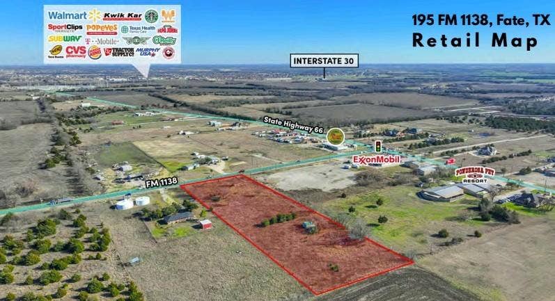 Property photo for 196 Fm 1138, Fate, TX
